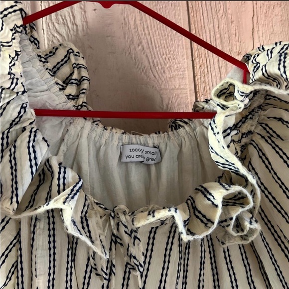 Striped Ruffle Dress - Picture 3 of 4